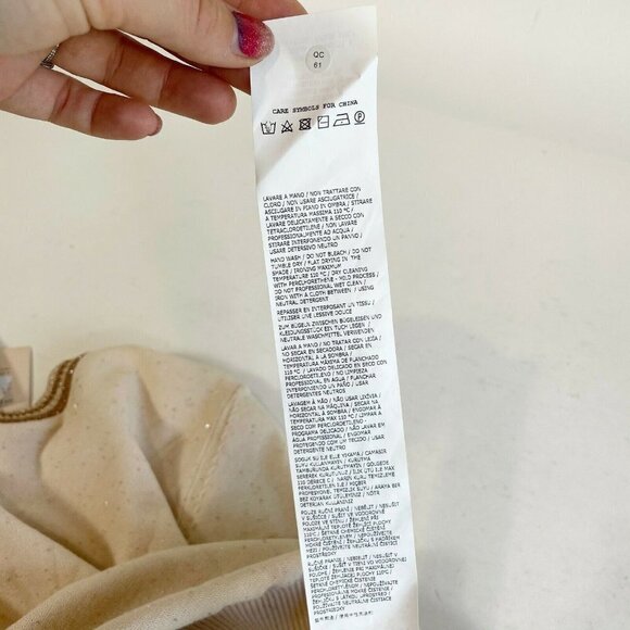 Marella Metallic Trim Cerchio Crop Sweater M NEW - Picture 6 of 11